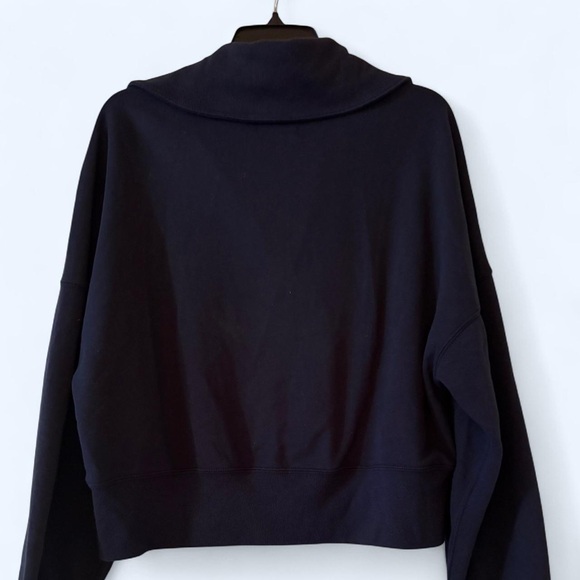 Navy Blue Women's Preppy Sweater - Picture 3 of 5